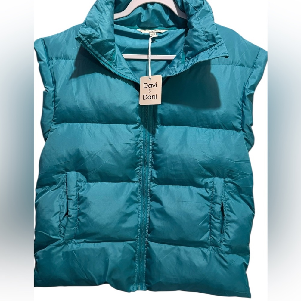 NWT Davi & Dani Oversized Puffer Vest